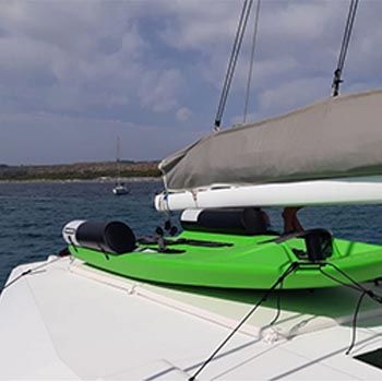 stockage sur le bateau